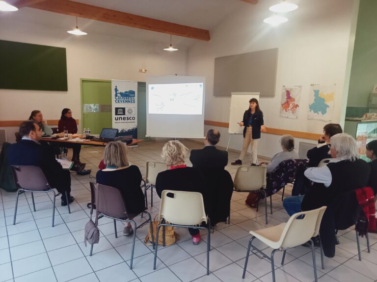 Atelier de reconquête pastorale dans le cadre du P.A.T. d'Alès Agglo.