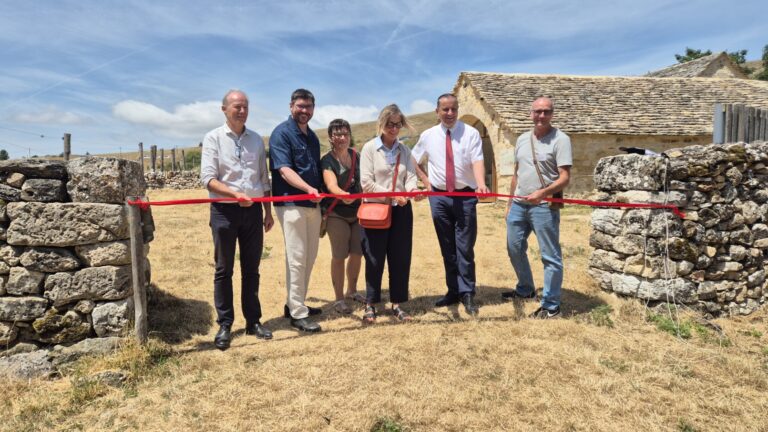 L'Entente présente à l'inauguration de Takh sur le Causse Méjean